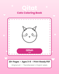 Arabic Cat Coloring Book